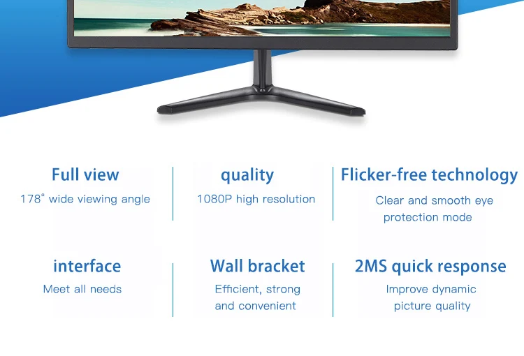 19.5 Inch LCD Monitor - Full HD, IPS Panel, 5ms Response