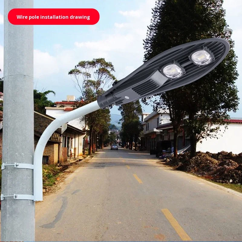 IP65 vandtæt udendørs belysning 50 100 150 200 watt brugerdefineret LED gadelys