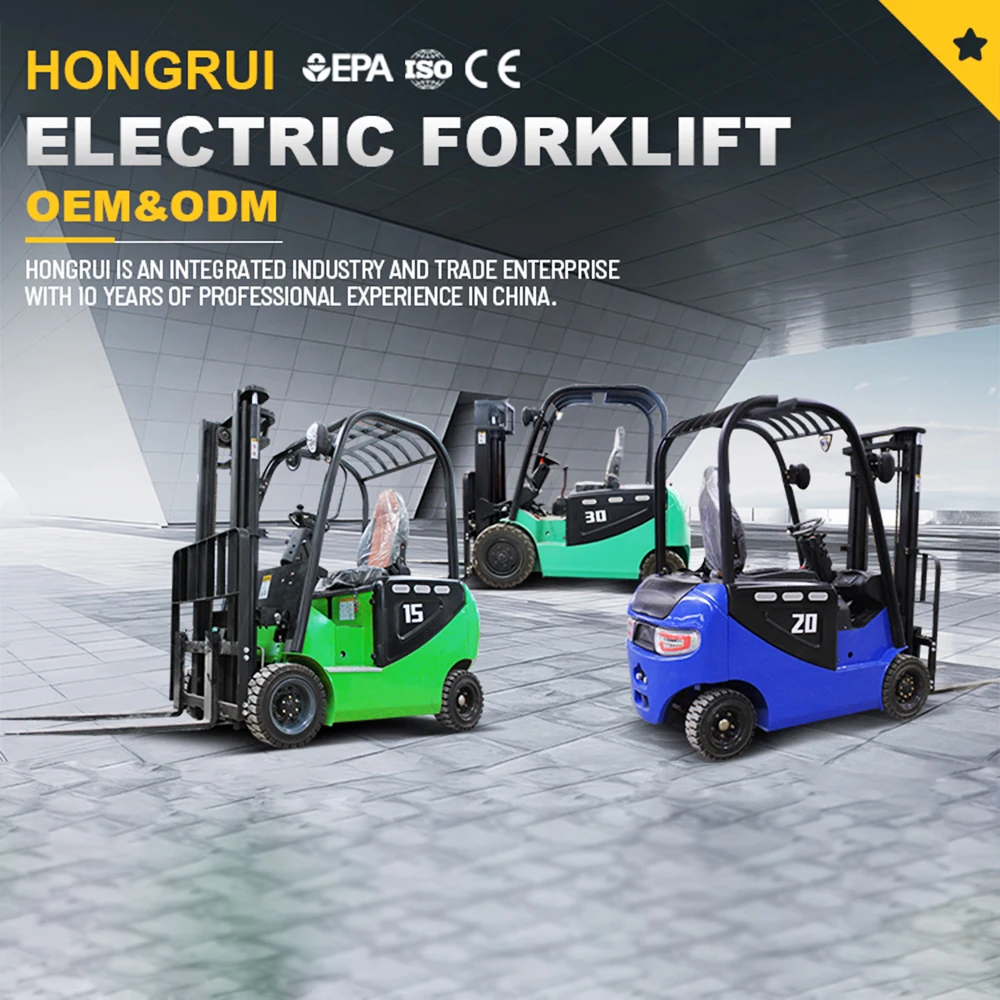 Бесплатная доставка 1.5ton 2ton 3ton Empilhador склад для помещений литиевая батарея Elektrikli 4-колесный Электрический вилочный погрузчик