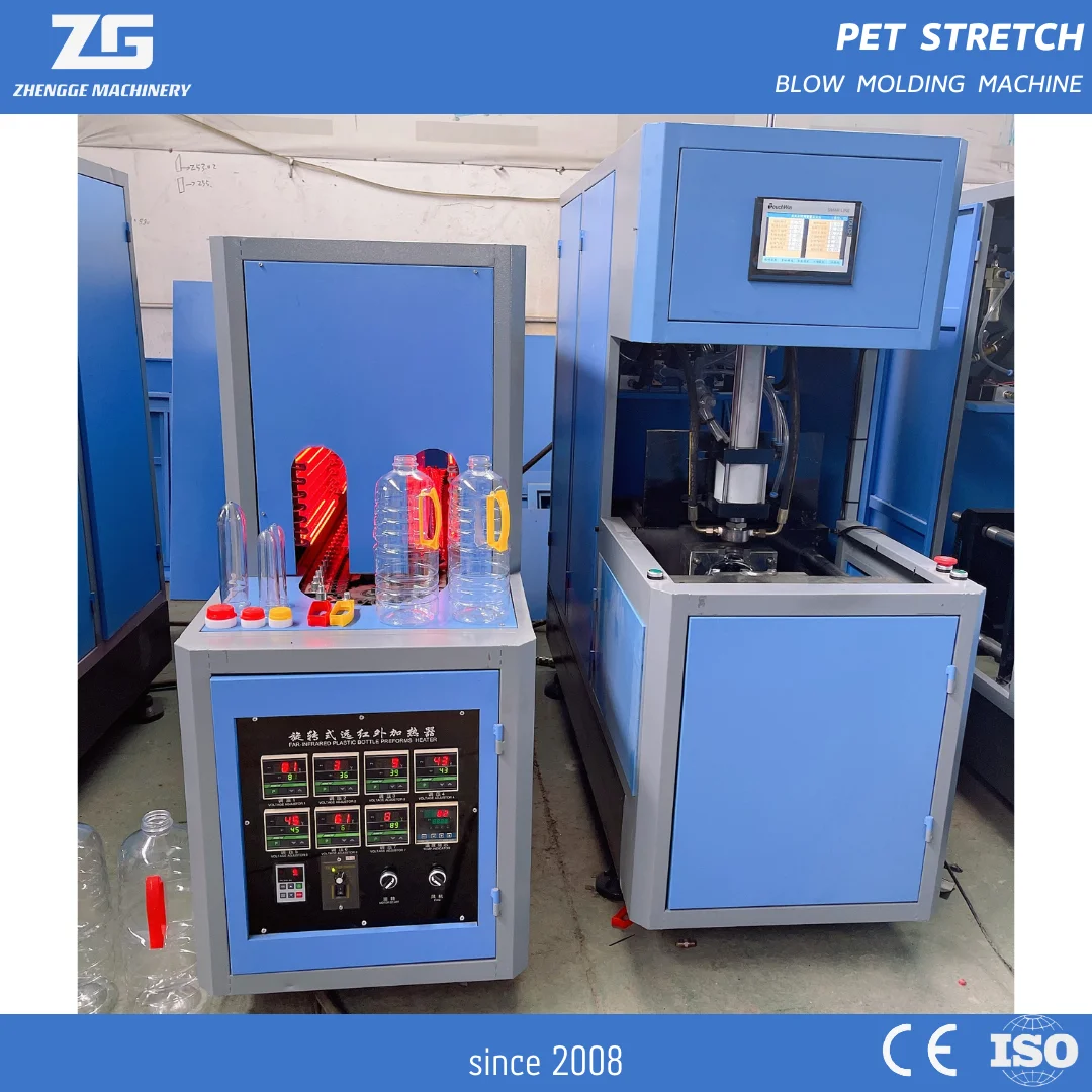 5 Liter Cooking Oil Bottle Blow Molding Machine Semi Automatic PET Bottle Manufacturing Machine with Low Price