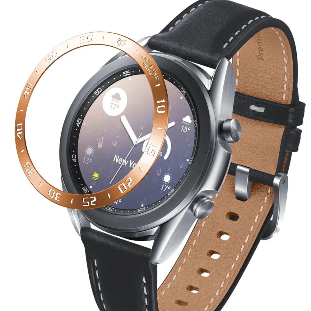 Watch Accessories Aluminum Stainless Steel Smart Watch Bezel Ring for Samsung Galaxy Watch 3 41mm 45mm for Garmin Fenix