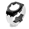 Black case-white band