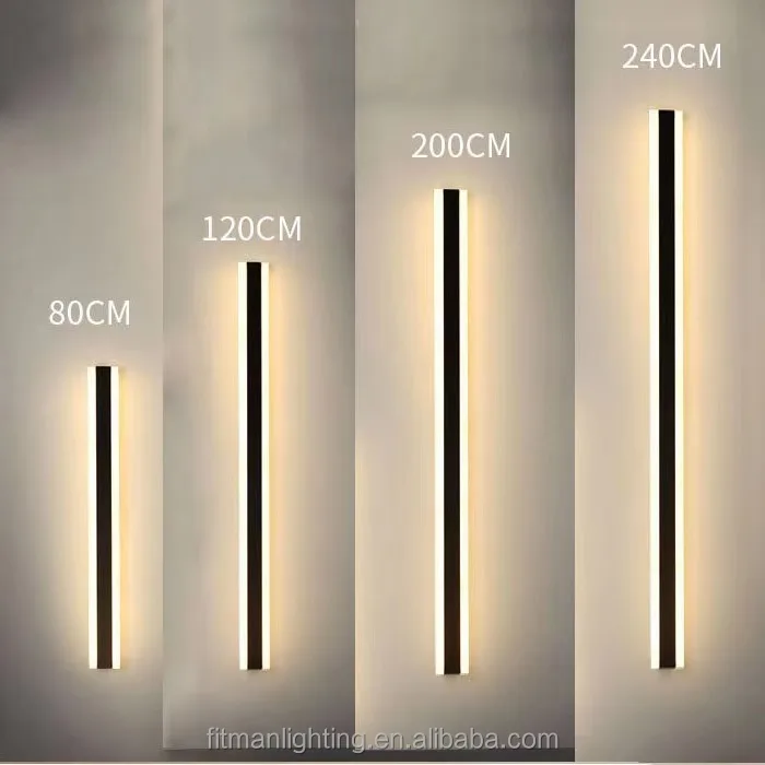 long strip led wall lamp