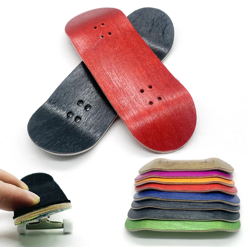 Finger Skate Boarding Serie Teñido Doble Cara, Tabla de Maple  del Noreste de 32 mm y 34 mm, Set Completo de Skateboard para Adultos