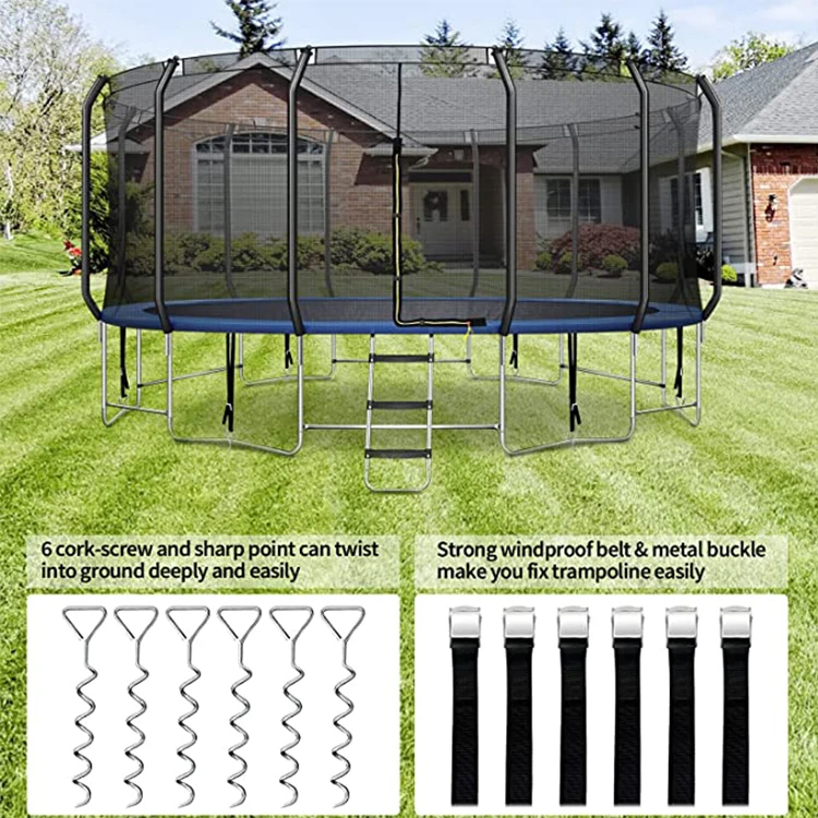 Big Professional Round Commercial In Ground Adult Sports Trampoline