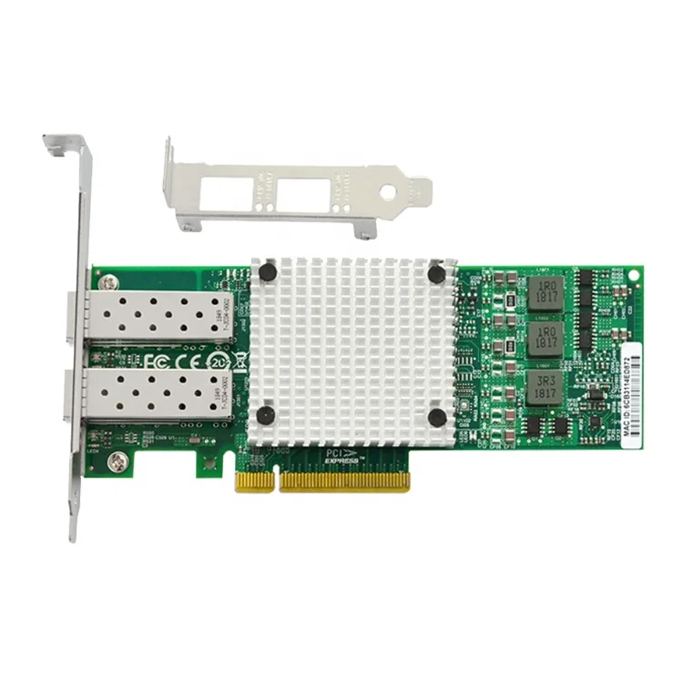 Sfp 10g网络接口控制器网卡博通bcm57810 10g双端口sfp + Pcie Express网络适配器卡 Buy 光纤网卡,网络