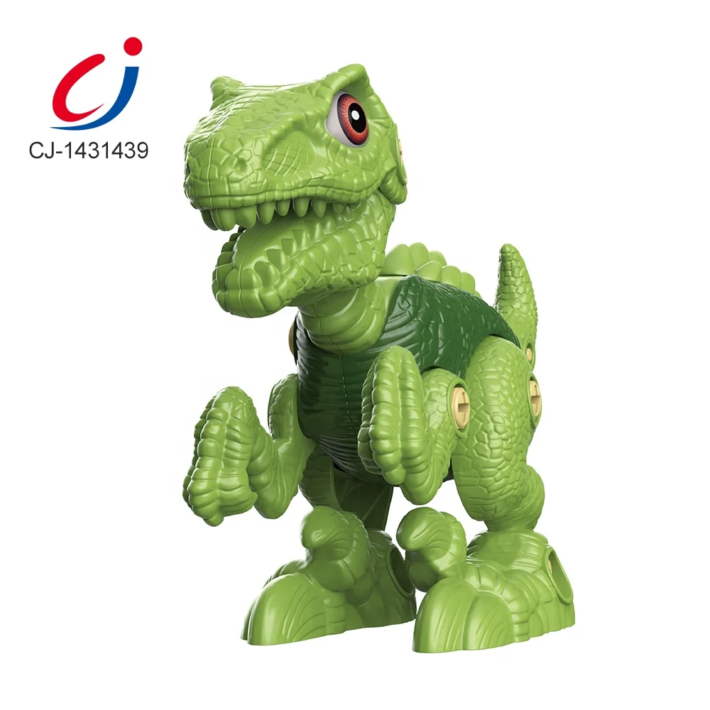 Новые DIY строительные игрушки динозавров самые популярные для детей пластиковые разборные животные