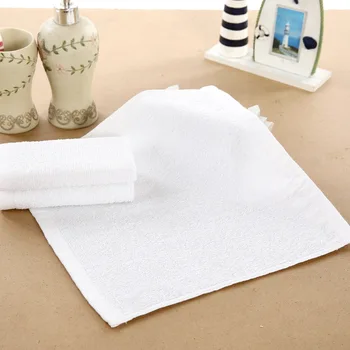 Wholesale White Square Cotton Towel Hotel and Bathroom Sets for Hand and Bath Foot Massage