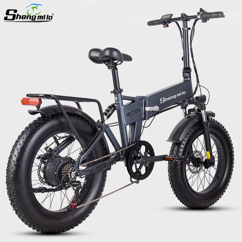 自転車本体 Shengmilo MX21 48v 1000w rear hub motor SHENGMILO MX-21 Electric Bike - 48V, 15AH, 7 Speed, V Brakes