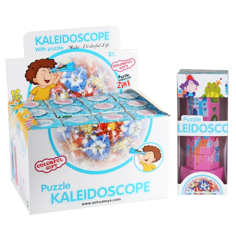 Классическая игрушка Детские Волшебные головоломки калейдоскопы красочные вращающиеся пластиковые