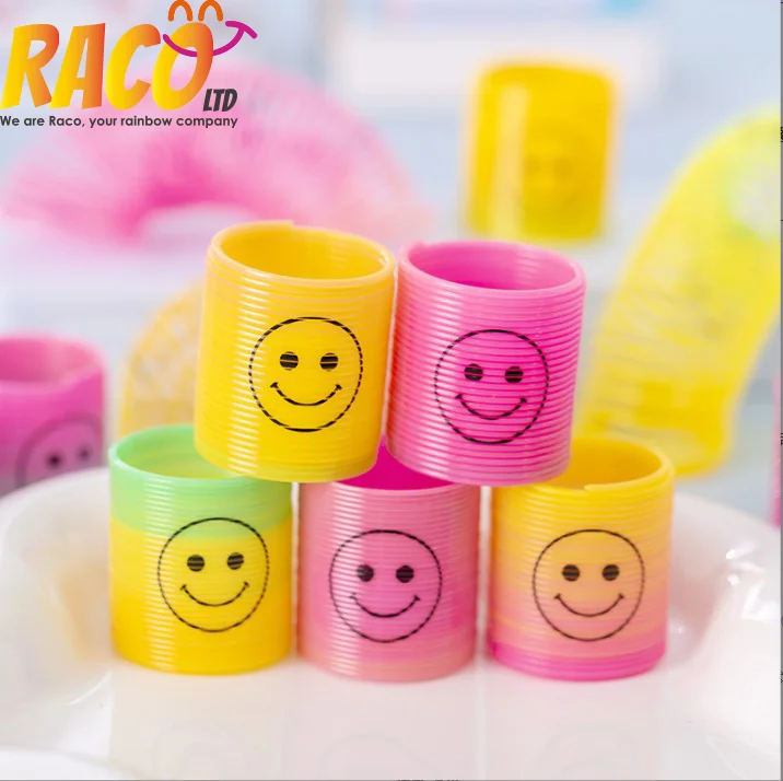 Недорогая пластиковая Весенняя игрушка Slinki, игрушка с радужной катушкой для детей и взрослых, Весенняя игрушка Jumbo Top