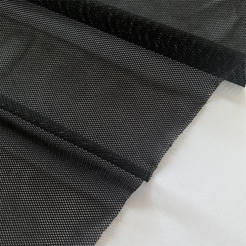 Breathable and soft 100%polyester 75D 65gsm mesh for T-shirt