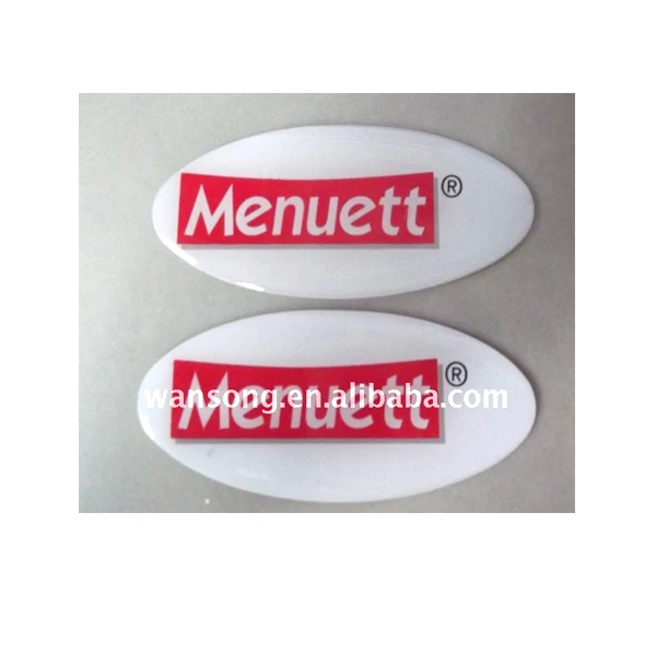 
Красивая прозрачная эпоксидная наклейка на заказ, наклейка из эпоксидной смолы с пользовательским логотипом 