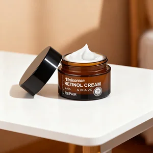 Organic Anti-Aging Face Cream Vitamin E & Hyaluronic Acid Moisturizer with Retinol & Arbutin Removes Wrinkles Retinol Cream