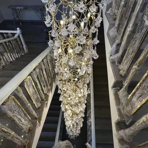 Wholesale Bespoke Art Deco Style LED Chandelier High Brightness Lighting Hanging Installation-Direct From Manufacturer