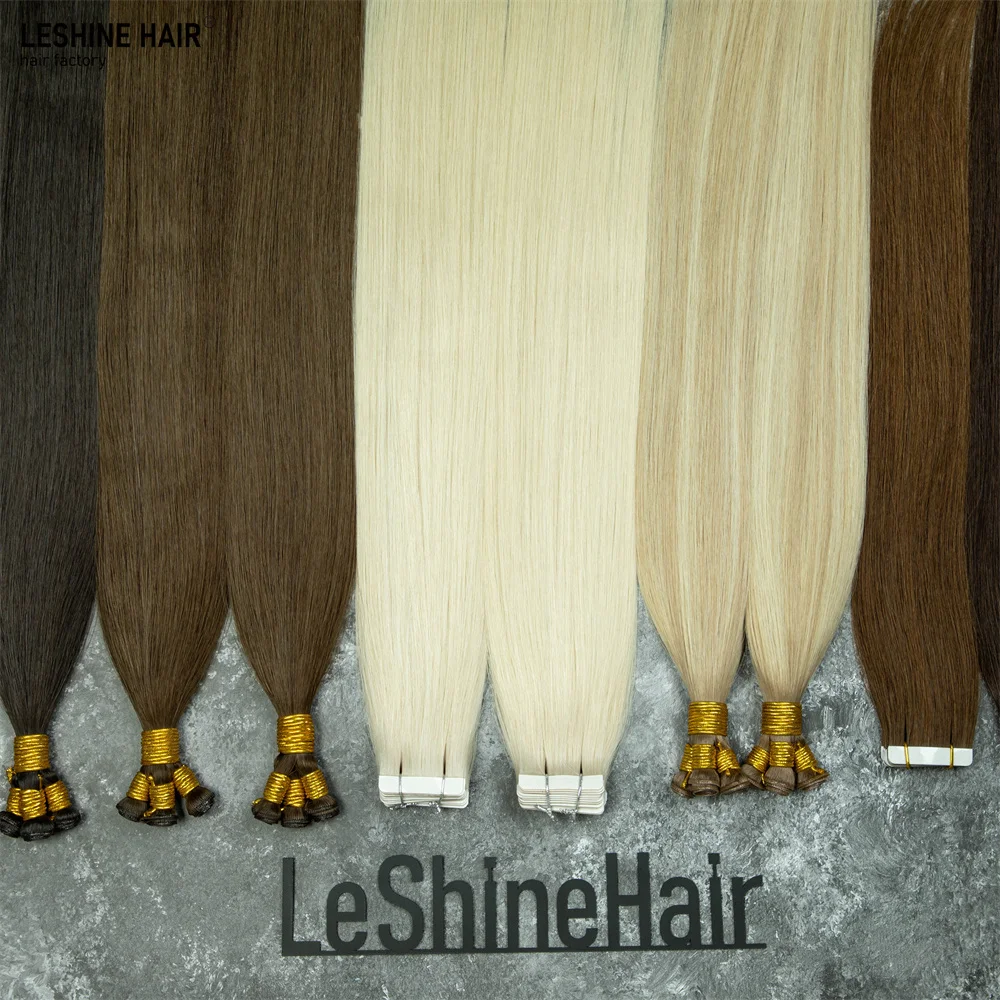 2024 New Trend  Invisible Hole Weft 100% Cuticle Aligned Seamless Hair Extensions supplier