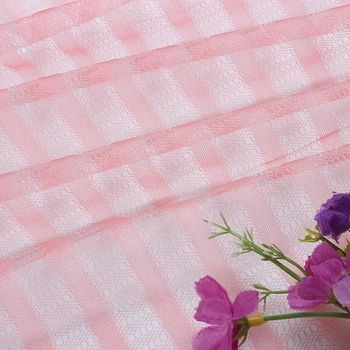 Нейлоновая подкладка с тиснением под заказ тюль сетчатая ткань шестигранной подкладкой