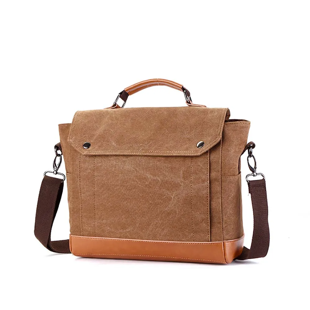 in stock canvas vintage style handbag mens crossbody bag