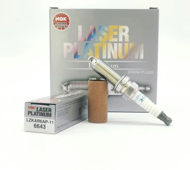 Bujía de iridio original nueva 6643 LZKAR6AP-11 para Pathfinder