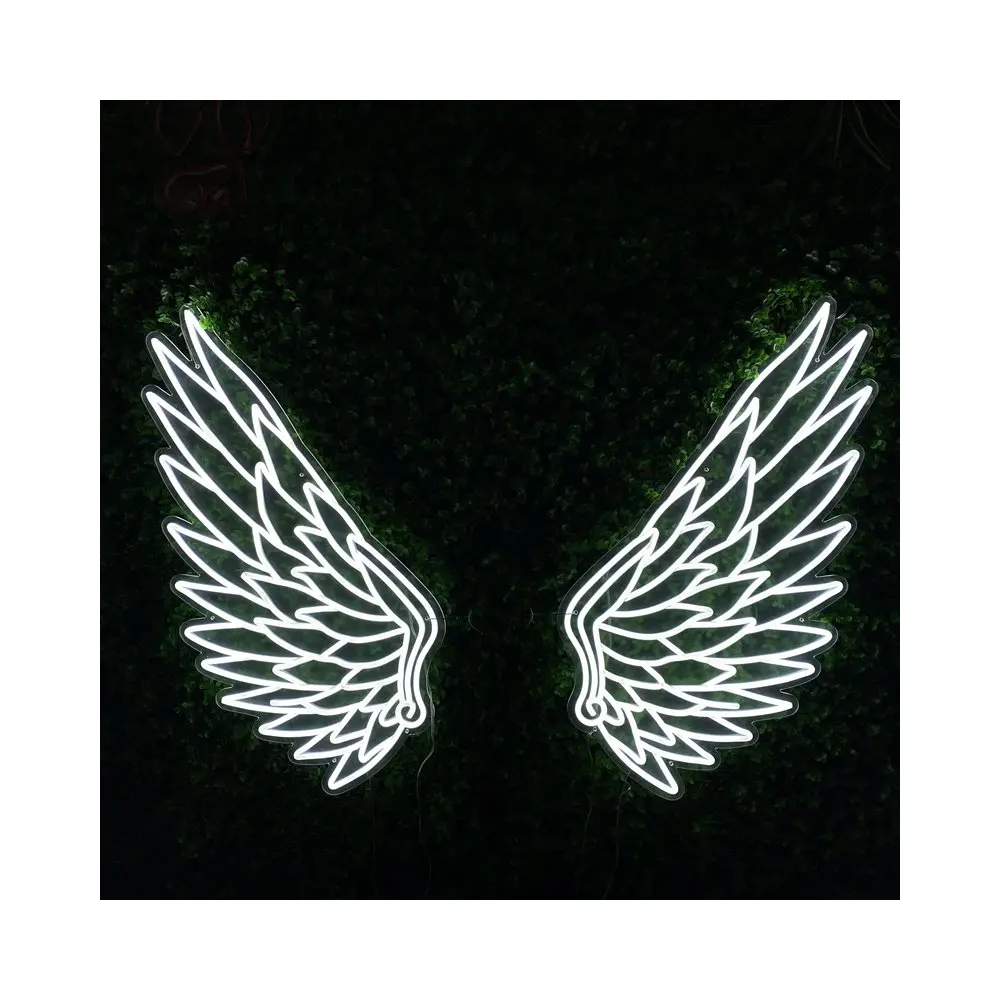 Multiple Style Angel Wings Sign Free Design Led Flex Light Letter Light Custom Led Neon Sign Angel Wing for Home Bar Party Gift