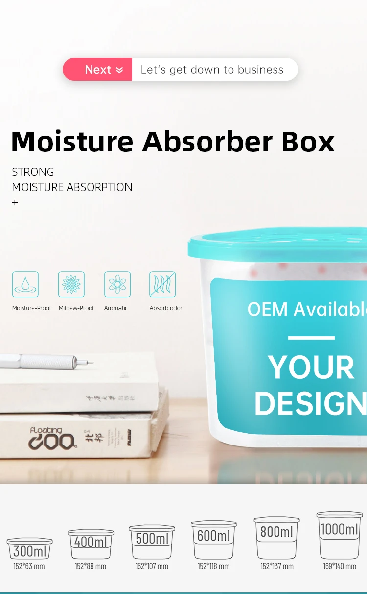 400ml Disposable Dehumidifier Charcoal Boxes Humidity Moisture Absorber