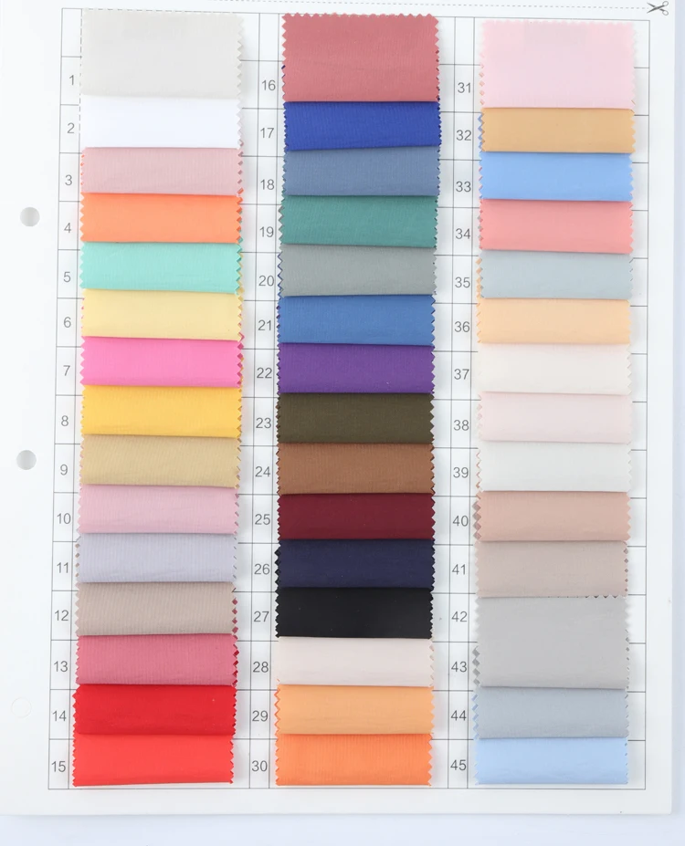 86 Colors Multicolor Outerwear Fabric Factory Spot 30% Nylon 70% Polyester Blended Wrinkled for Ski Suits/Outdoor Sports