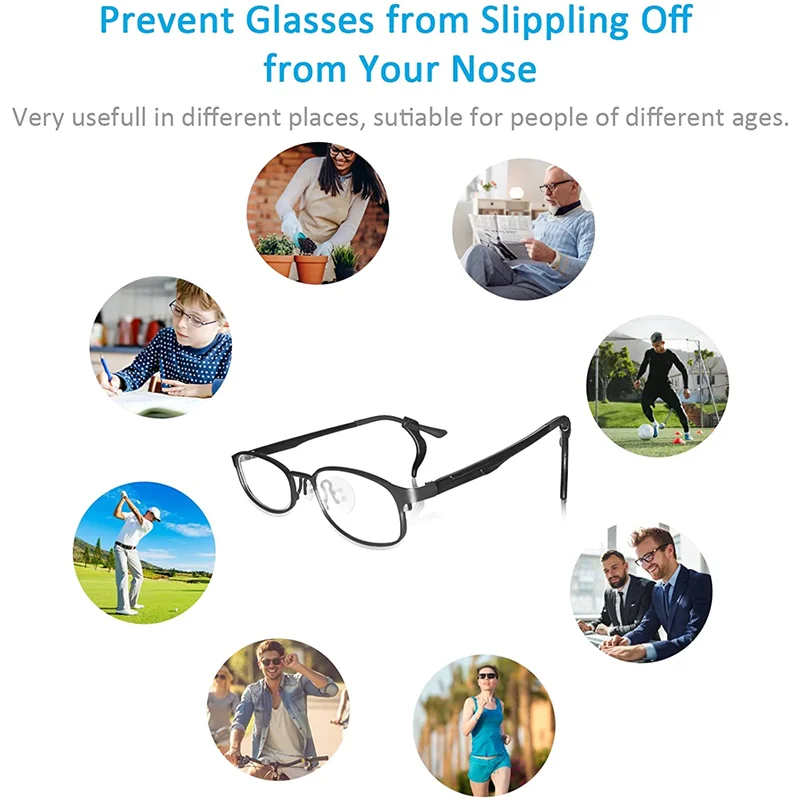 Iplusmile 20 Paia Kit Gancio Anti Orecchio Gancio Per L'orecchio - Foto 13