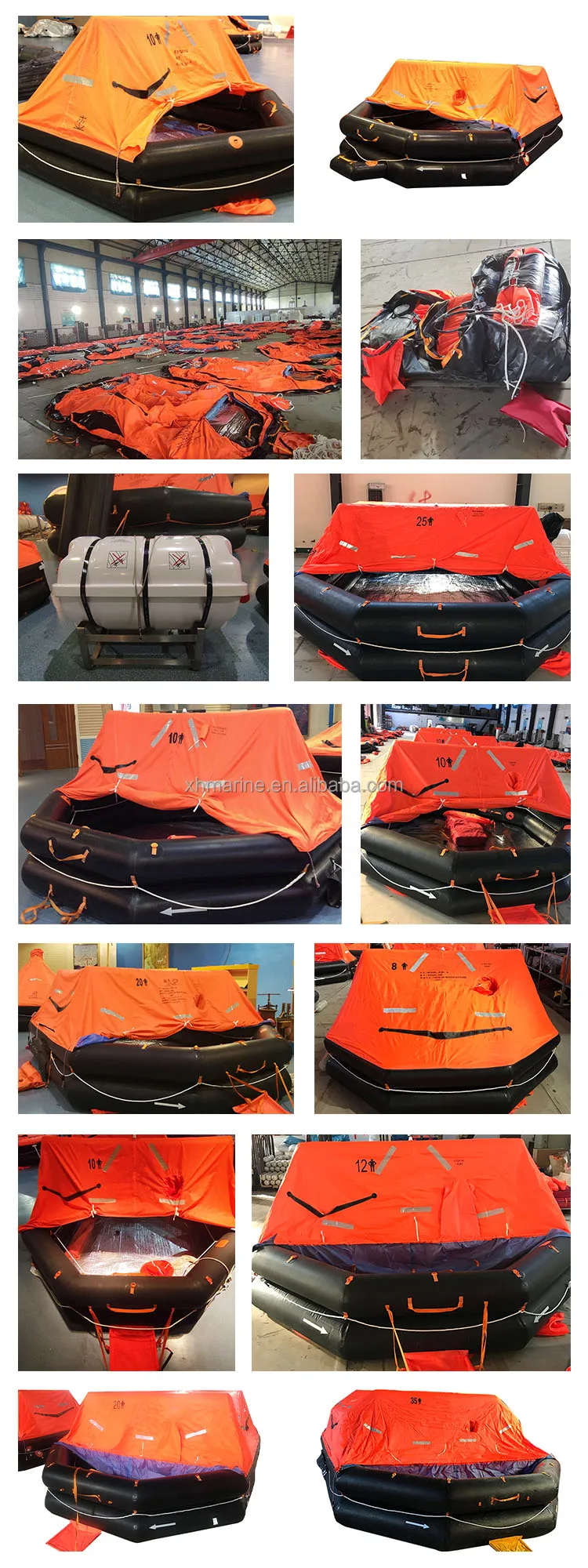 Uscg Inflatable Life Raft Container China Customized Throwing Over Board Inflatable Life Raft For Marine ...