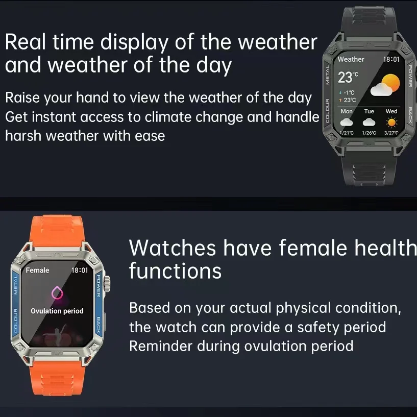 Ips Color Screen Full Touch Screen GA33 Sports Smart Watch Android Iso Compatible Outdoor Multi Sport Mode Smart Watch