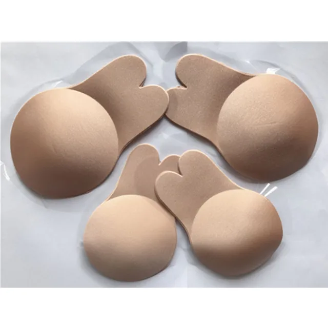 Silicone Self Adhesive Push Up Bras Invisible Strapless Lifting Nipple Covers Bra