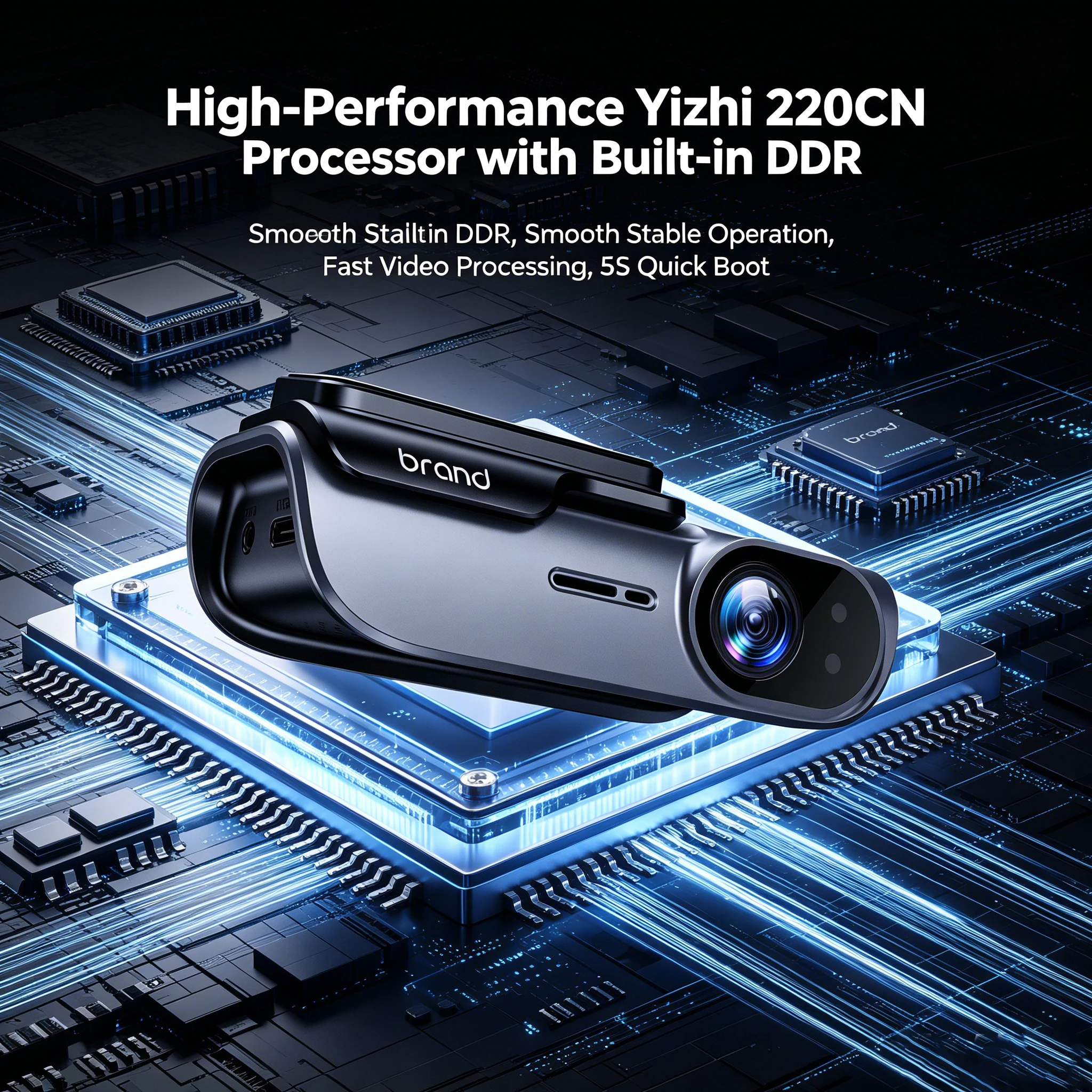 VS1136 Hot Sale Front/Rear Dual Lens Car DVR Dash Cam 4K UHD 1080P Auto Lock Emergency Video Easy Install Built-in WiFi/GPS