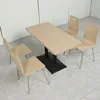 Golden elephant color portable chair seat + black table legs