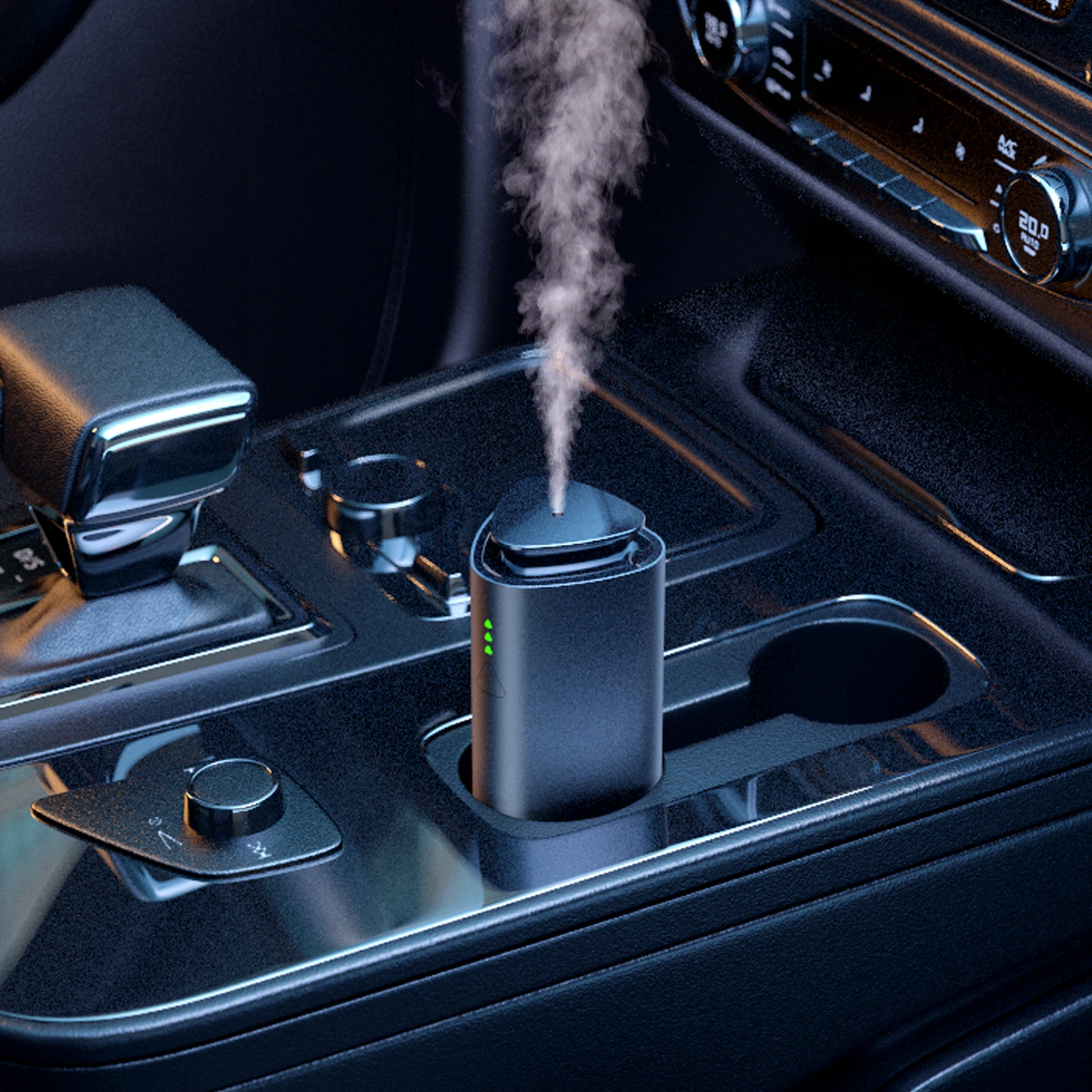NEWBrand OEM Factory B2b High Quality Mini Automatic Rechargeable Battery  Waterless EssentialOil Nebulizing Car Aroma Diffuser