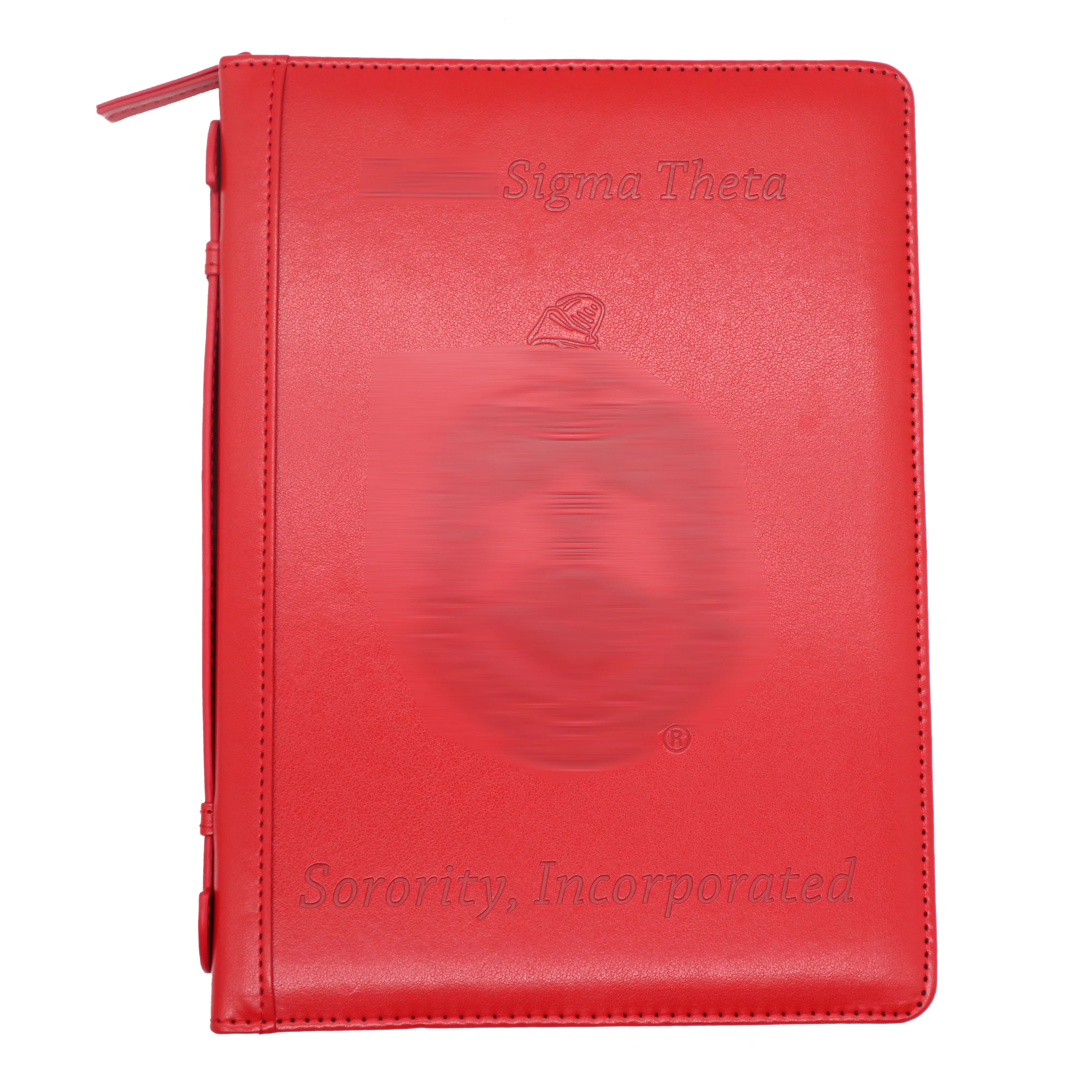 All Groups 2024 Chapter Red Dst Leather Ritual Book Cover Sorority Greek Letters Red Leather 7574