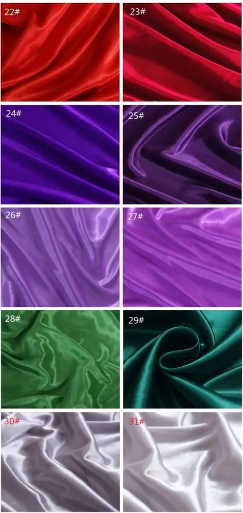 Silky Pearlescent Ice Silk Satin Fabric 160cm Wide Sold by The Meter for  Clothing Background Decoration(Color:Royal Blue)
