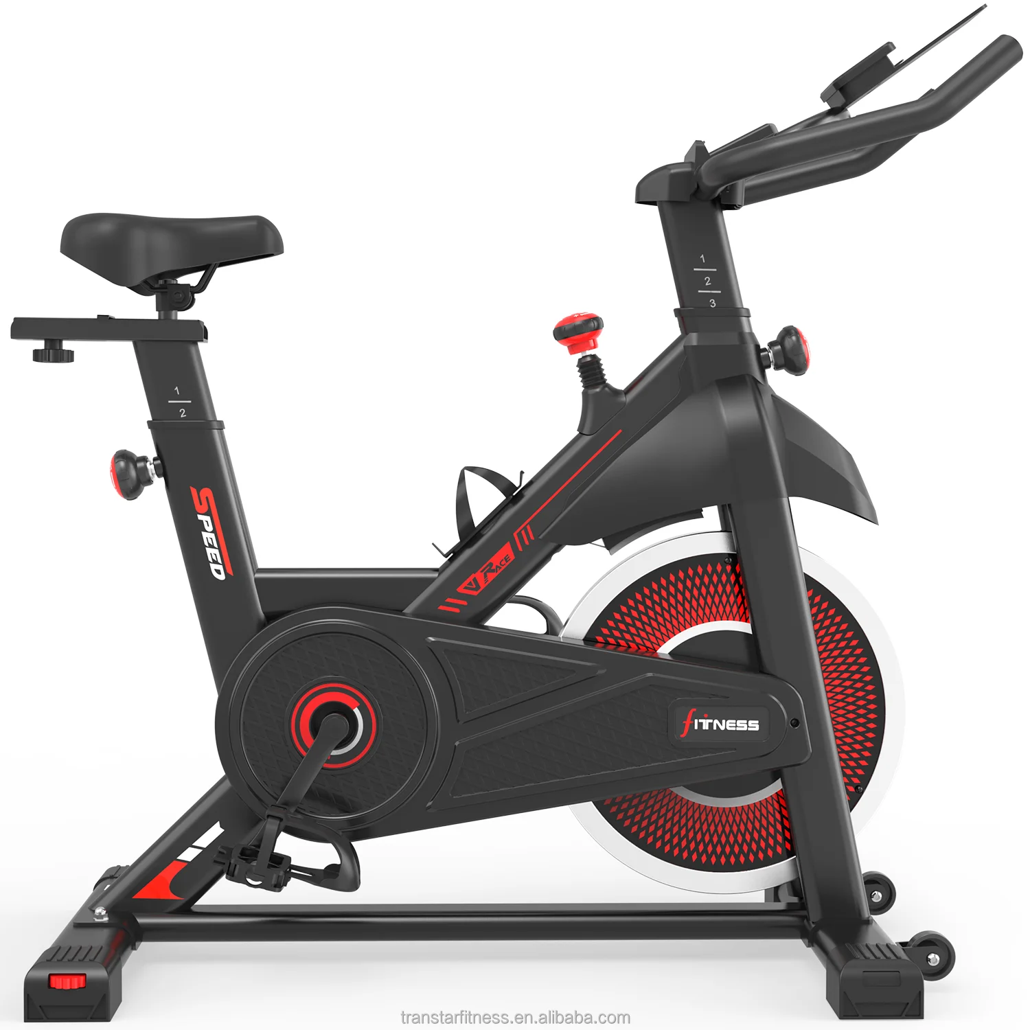 2025 Adjustable Resistance Indoor Cycling Bike Belt Drive Spinning Bike for  Home Gym with Cardio Training