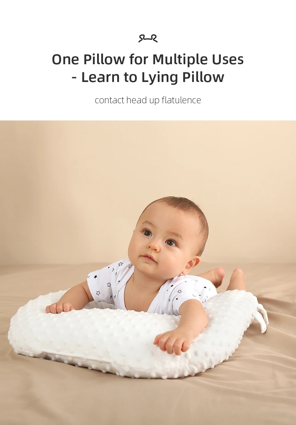 Sunveno Portable Baby Antispill Milk Pillow Newborn Baby Feeding