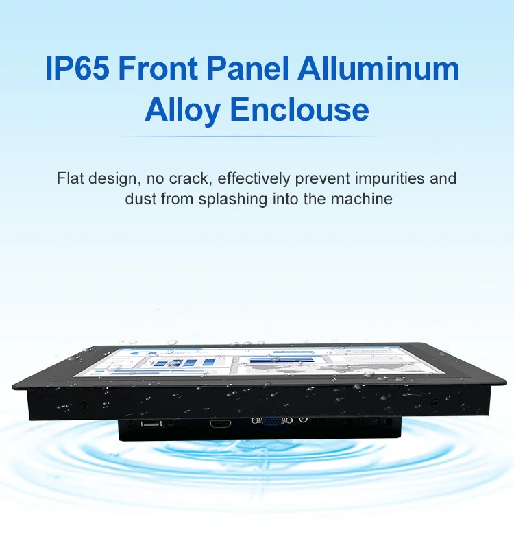 11.6 Inch 1366x768 IPS 1920x1080 for VGA USB Capacitive Touch Metal Aluminum Frame TFT Industrial Monitor