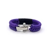 purple  with silver buckle