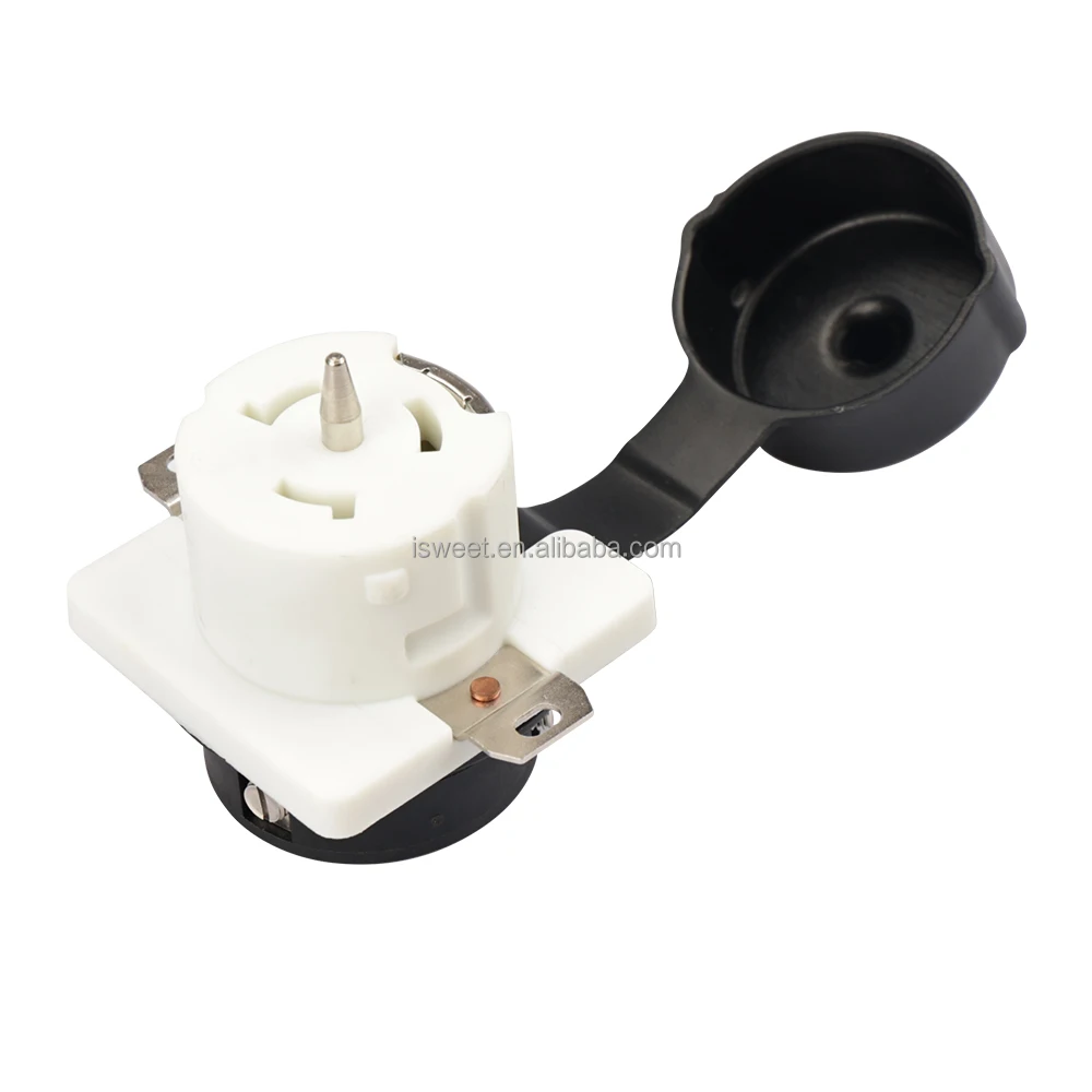 J01 50a Nema Cs6369 Wall Socket Rv,Marine Waterproof Recepatacle Outlet ...