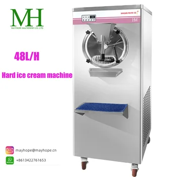 48L Commercial Ice Cream Maker Itlaly Gelato Ice Cream Making Machine Batch Freezer