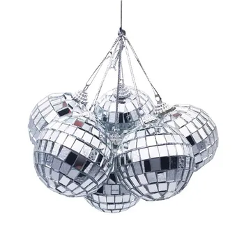Light For Christmas Party For Disco DJ Mirror Reflection Glass Ball Reflective Glass Rotating Mirror Ball Mirror Disco Ball