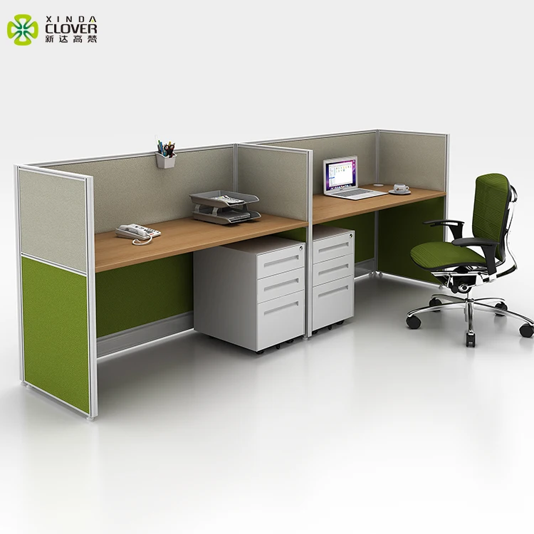 Office Partition Design Modular Furniture Face to Face 2 Peoson Interior Office Workstation Partition