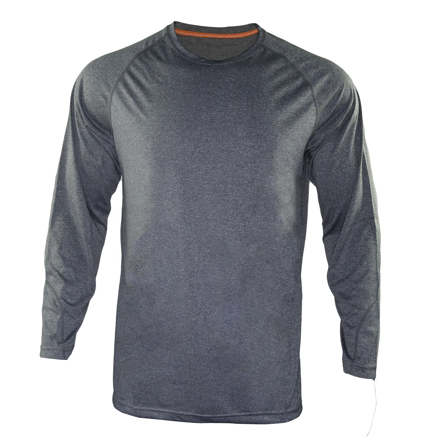 Blank gray mens wicking uv protection