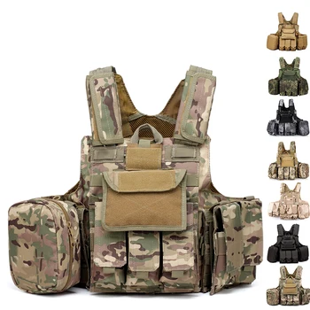 Outdoor Sports Camping Hiking Vest Multi-Purpose Camouflage Tactical Vest