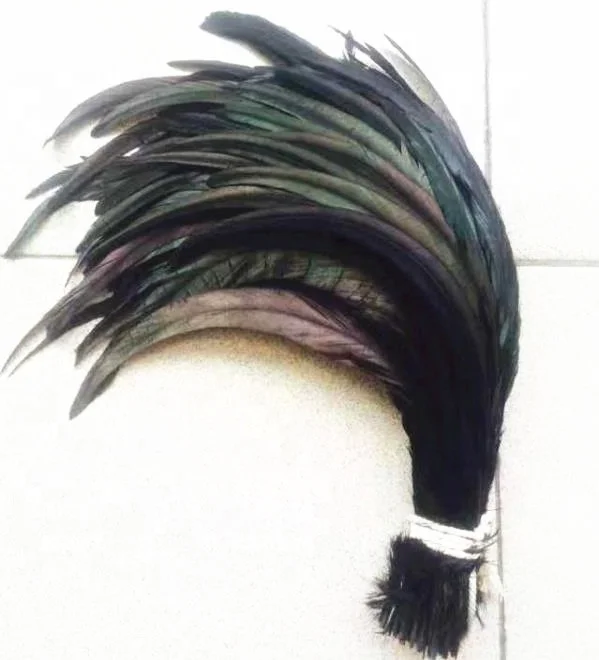 30-35 cm 1-10 yards beautiful rooster tail feathers Trims ribbon 12-14 inches 