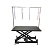 Square electric beauty table, all black, on special offer.