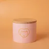 Bz16-06 straight urn-pink-small-golden love cat head