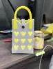Gray-Yellow Heart
