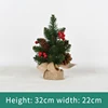 30cmpvc pine cone christmas tree